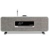 Ruark Audio R3 S Soft Grey - Chaîne HiFi triple tuner radio Internet/DAB+/FM avec lecteur CD et réception Bluetooth