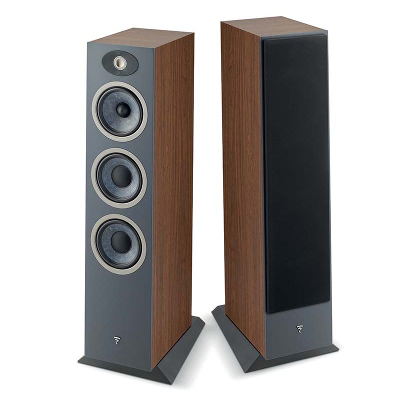 Focal Theva N°3 Bois foncé : paire enceintes passives colonnes HiFi