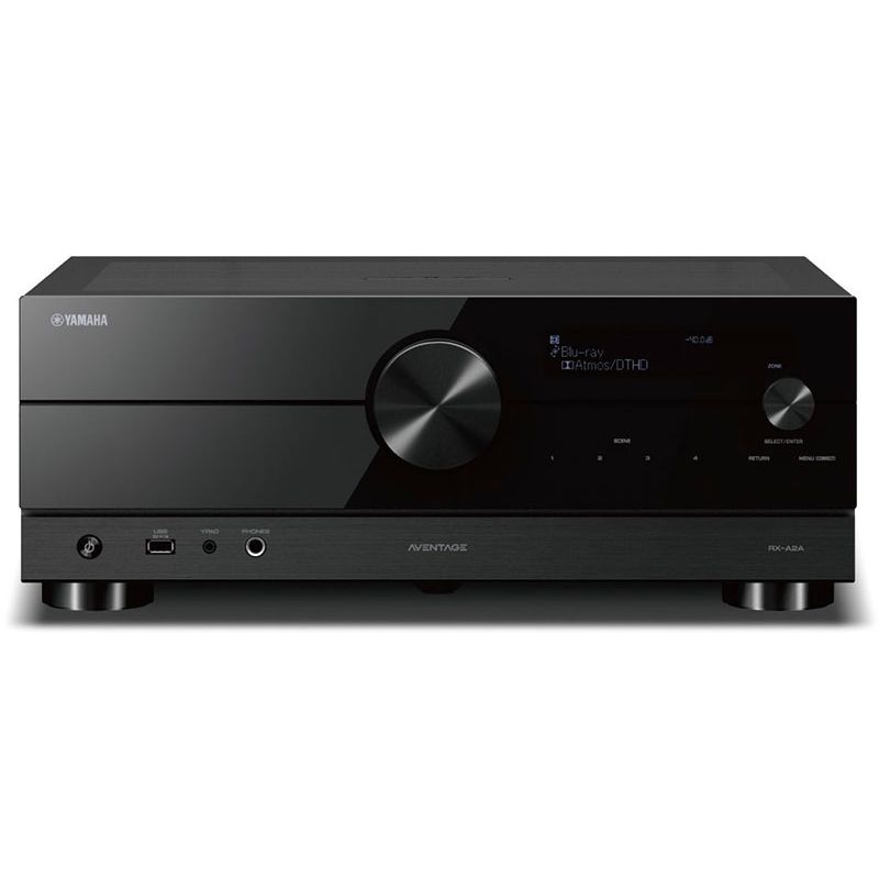 Yamaha Aventage RX-A2A - Amplificateur AV 8K à 7.2 canaux avec lecteur réseau audio multiroom MusicCast