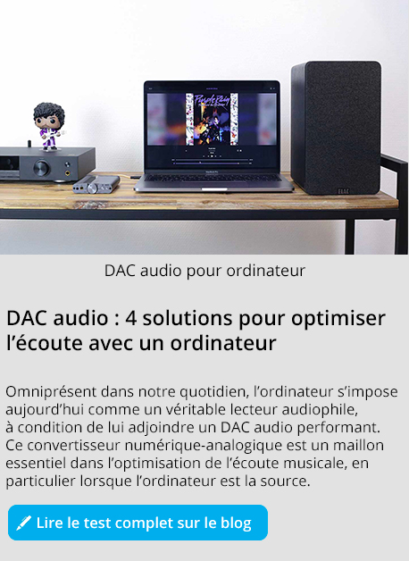 DAC Audio pour optimiser le son de l'ordinateur