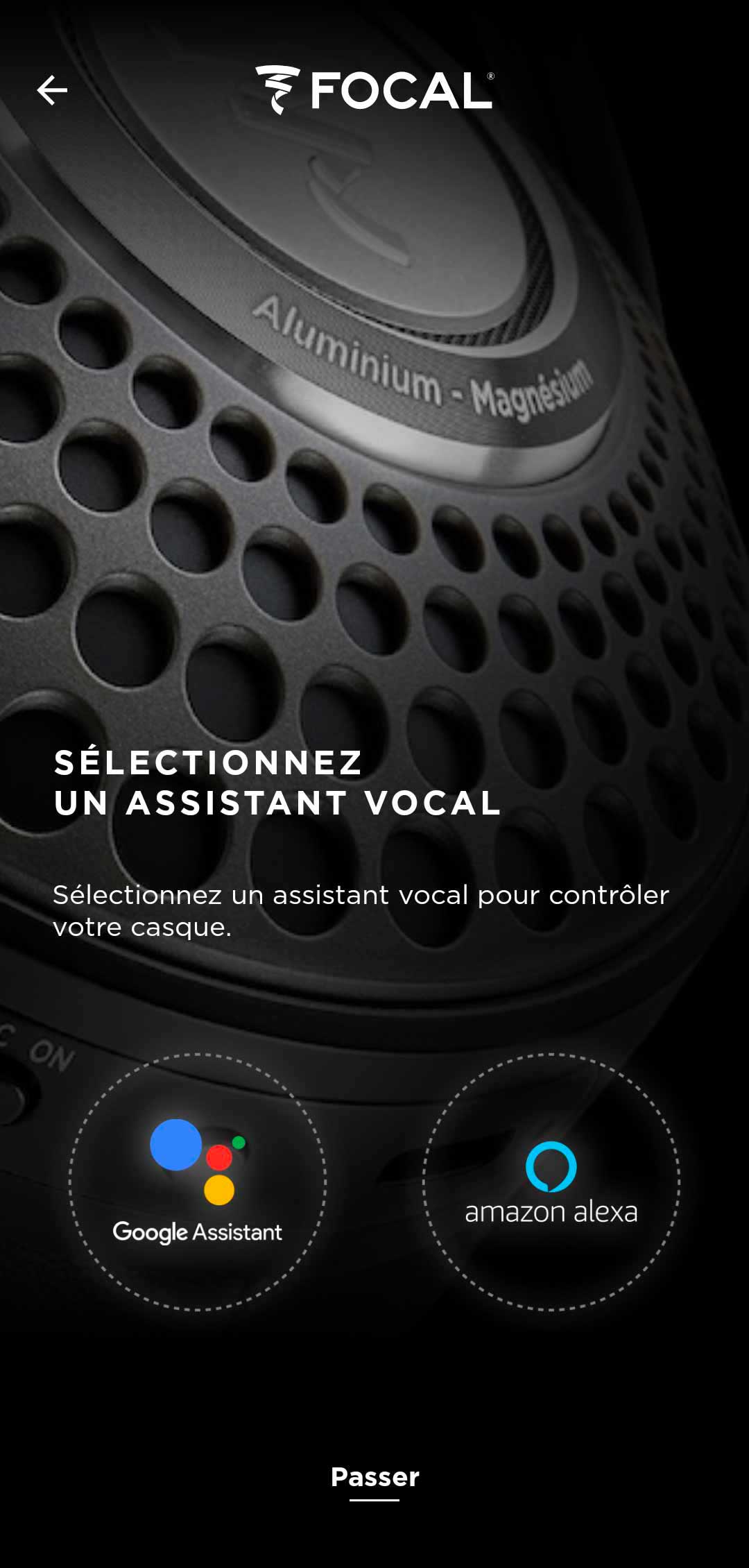 Application de contrôle Focal & Naim pour Focal Bathys